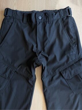 Gerry Weber Men's Black Cargo Trousers with Utility Pockets Size M